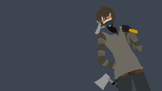 Man mask cellphone cigarette mouth - his hand and a cigarette free wallpaper