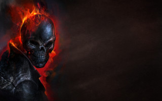 Demonic flame man gothic armor - a black helmet free wallpaper