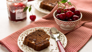 Cake cherry berries food photography - a piece of cake free wallpaper