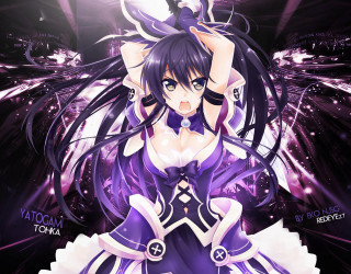 Woman purple dress sword purple 2 - a purple dress free wallpaper