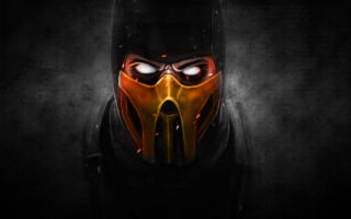 Yellow mask red eyes black - a yellow mask free wallpaper