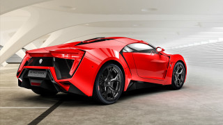 Red sports car parking lot 79 - ray free wallpaper