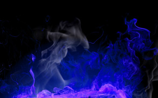 Blue purple fire spirit glowing - fire free wallpaper