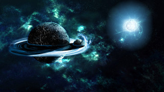 Planet bright light distant object - a distant object in the background free wallpaper