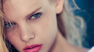 Blonde blueeyes windblown hyperrealism fashion - blue eye and blonde hair free wallpaper