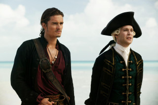 Pirate men beach ocean costumes - the ocean in the background free wallpaper for desktop
