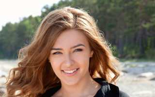 Elina karimova smiling nature river - elina karimova free wallpaper for desktop