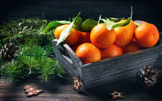 Wooden crate oranges pine cones - boetius adamsz bolswert free wallpaper for desktop