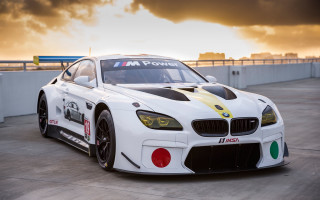 White bmw sports car yellow - eric dinyer free wallpaper