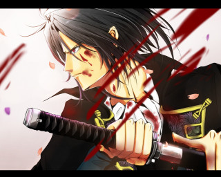 Man woman sword red white - his hand and a woman holding free wallpaper