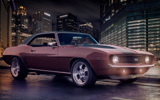 Car city night lights tokyo - headlight free wallpaper