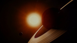 Solar system two planets sun - a solar system free wallpaper