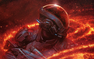 Space helmet explosion stars astronaut - a man in a space suit free wallpaper