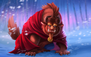 Troll cape blue ball snow - a red cape free wallpaper
