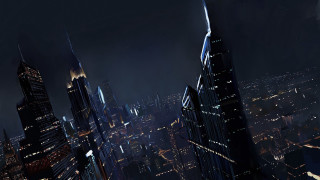 City night lights skyline aurora - christopher moeller free wallpaper for desktop