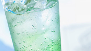 Ice water green drink blue - on free wallpaper