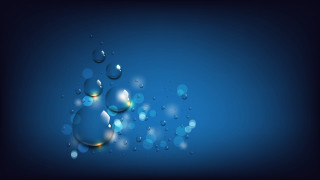 Blue water droplets abstract digital - claire dalby free wallpaper