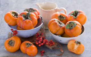 Oranges bowl pitcher berries halloween - fall vibrancy free wallpaper