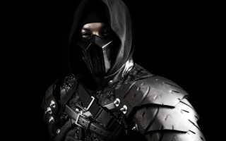 Man armor sword mask black - unreal engine 5 quality free wallpaper