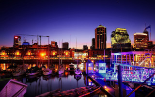 Harbor night cityscape bridge tokyo - eduardo lefebvre scovell free wallpaper