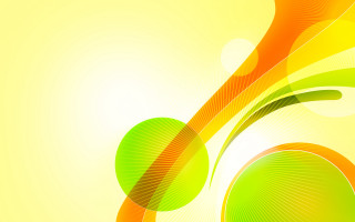 Green orange abstract circles lines 2 - a green circle free wallpaper for desktop