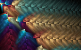 Colorful abstract wavy lines cityscape - esao free wallpaper