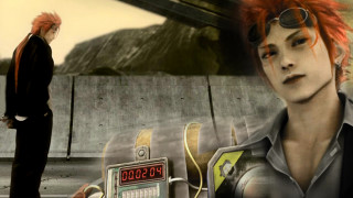 Redhair sunglasses clock jacket orange - metal gear free wallpaper
