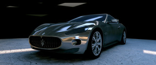 Futuristic car dark room light - a futuristic car free wallpaper