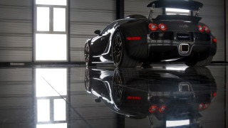 Black sports car garage hood - its hood free wallpaper