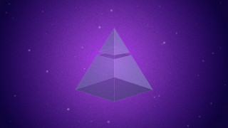 Purple pyramid starry sky fireworks - a purple object free wallpaper
