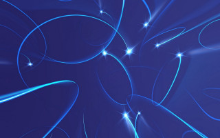 Blue stars abstract hologram diffraction - abstract art free wallpaper for desktop