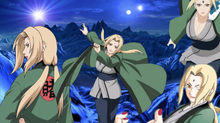 People green outfits mountain sky - a mountain free wallpaper