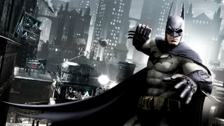 Batman city bat lights cape - dark night free wallpaper for desktop