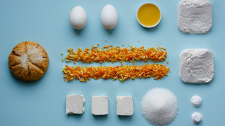 Blue table cake ingredients still - a blue table free wallpaper