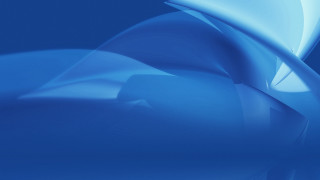 Blue curved design alfred manessier - the back of the image free wallpaper