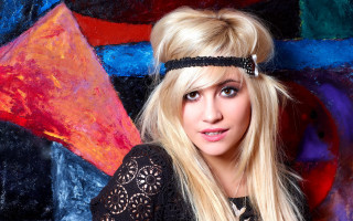 Woman astronaut fireworks night sky - a colorful background free wallpaper