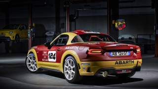 Yellow red sports car garage - other car free wallpaper