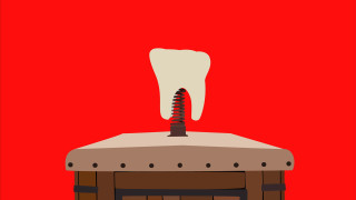 Tooth chimney red background torii - fang congyi free wallpaper