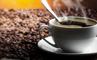 Coffee steam spoon saucer morning - a saucer free wallpaper