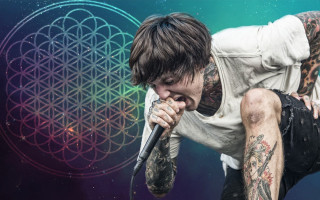 Tattooed man microphone night sky - cam sykes free wallpaper