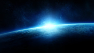 Earth space star light aurora - a view of the earth free wallpaper