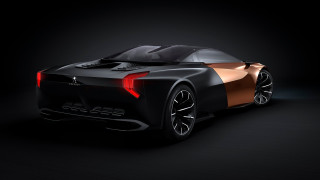 Black orange sportscar darkroom redstripe - concept design free wallpaper