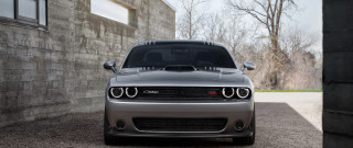 Silver dodge charger brick wall - a garage free wallpaper for desktop