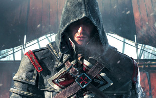 Man hooded sword book videogame - a video game scene free wallpaper