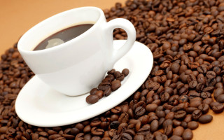 Coffee cup coffee beans morning - coffee bean free wallpaper