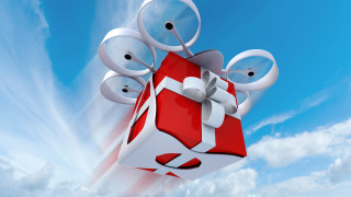 Red gift box white ribbon - doug ohlson free wallpaper