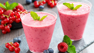 Berry smoothie mint blueberries berries - berry free wallpaper