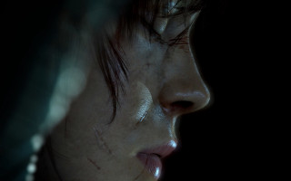 Woman blood knife dark photorealistic - photorealistic lighting free wallpaper