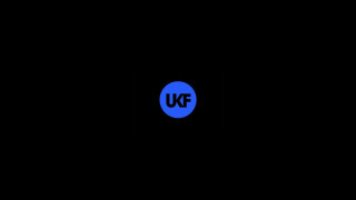 Blue uf logo black background - a blue circle in the middle free wallpaper