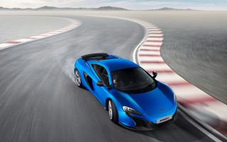Blue sports car track mountain - gradient light blue free wallpaper